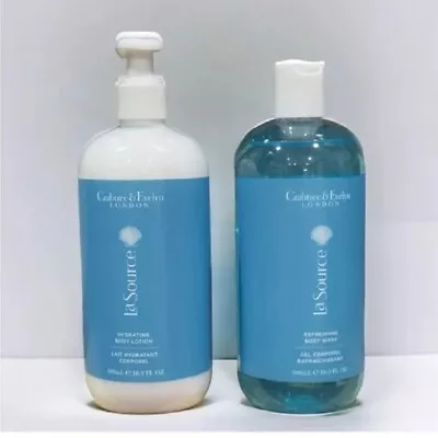 Crabtrree & Evelyn La Source Perfume Bath & Shower Gel & Body Lotion New • £80.27