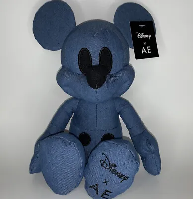 Disney Mickey Mouse XAE Special Edition Plush Denim Blue New W/Tags & Disney Bag • $9.95