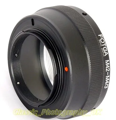 M42 To Panasonic Lumix OLYMPUS OM-D E-M10 Micro 4/3 Adaptor ZEISS Lenses On 4/3 • £15.12