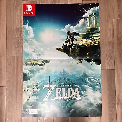 $199.99 • Buy Legend Of Zelda: Tears Of The Kingdom Gamestop Store Display Poster 4ft