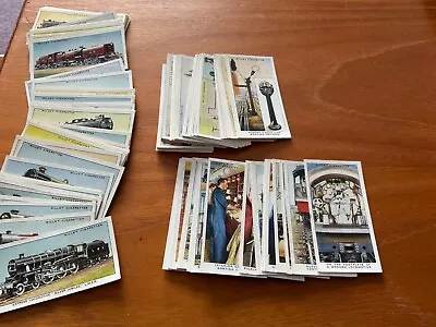 Cigarette Cards Wills--Railway Equipment-1 Set-Railway Engines-part Set 47/50 • £3.75