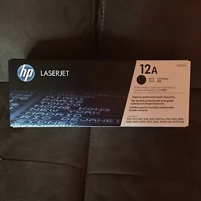 HP 12A (Q2612A) LASERJET Black Toner Print Cartridge  Sealed • $35