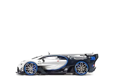 AUTOart 1:18 Bugatti Vision Gran Turismo In Argent Silver / Blue Carbon • $249.99