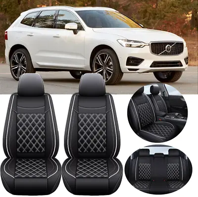  For Volvo XC60 XC40 XC90 Car Seat Covers Full Set PU Leather Front+Rear 5-Seat • $149.12
