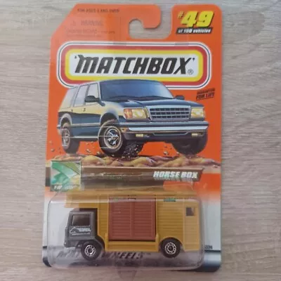 Matchbox 1/64 Diecast #49 Farming Tan Horse Box • $4