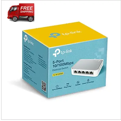 $23.85 • Buy TP-Link TL-SF1005D 5 Port Network Ethernet Switch Hub