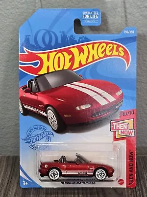 Treasure Hunt 1991 Mazda MX-5 Miata Then And Now 1:64 Hot Wheels Sealed • $0.99