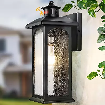 Large Motion Sensor Outdoor Light Fixture-3 Mode Motion Detection Porch Light Wi • $77.63