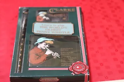 £30 • Buy Clarke - Penny Tin Whistle - Cassette Tape - Song Book - Vintage - 1988 - NEW