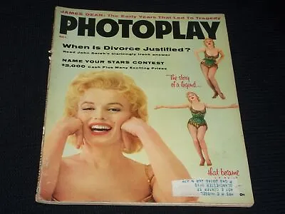 1956 October Photoplay Magazine - Marilyn Monroe Front Cover - E 1939 • $45