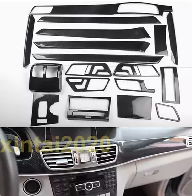 Car Accessories ABS Carbon Fiber Trims Kit Cover For Benz E-Class W212 2014-2015 • $372.99