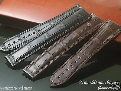 Genuine Real Gator Skin Band Strap Bracelet (FITS) OMEGA 21mm 20mm 19mm X16mm • $288.74