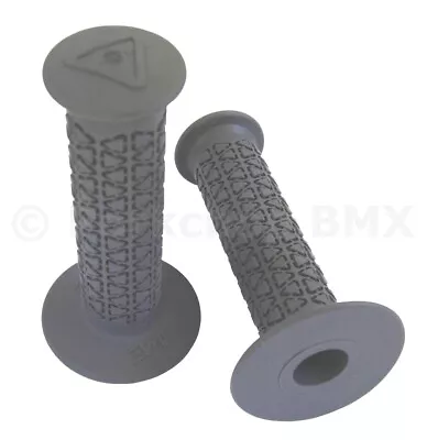 AME Old School BMX Bicycle Grips - ROUNDS - GRAY GREY • $18.99