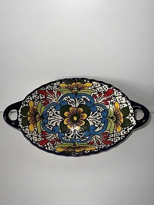 Hand Painted Salsa Bowl Made In Mexico Pottery • $18.50