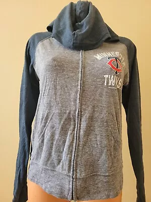Minnesota Twins Fitted Zip Up Hoodie Women's Medium New With Tags • $17.99