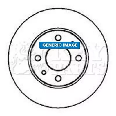 Key Parts KBD4603 Rear Brake Disc Single X1 Braking System Fits Toyota • £75.08