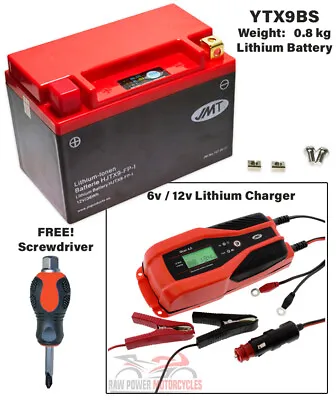 Fits E-Ton CXL 150 Challenger 2003  Lithium Battery & Charger • £137.95