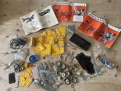 Vintage Meccano - Job Lot 1960s Including 2 X Instruction Leaflets 1 • £22.99