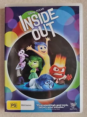 Inside Out (DVD 2015) Disney Pixar Animation Good Condition Free Postage • $5.60