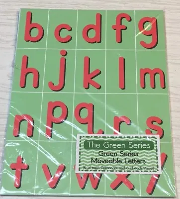 The Green Series - Movable Alphabet / Green Background -  Montessori Set • $17.25