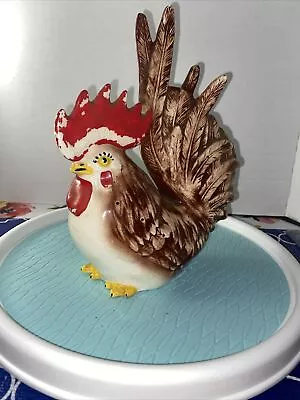 Vintage Marston California Pottery Ceramic Brown And White Rooster  • $0.99