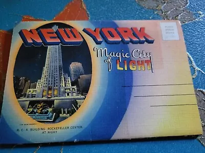 Vintage Postcard Folder New York City NY 1900s Irving Underhill • $12