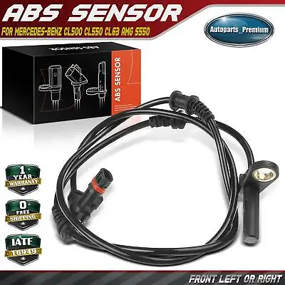 ABS Wheel Speed Sensor For Mercedes-Benz W221 C216 Front Left / Right 2215400317 • $10.74