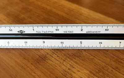 ALVIN Triangular Scale Ruler 740 PM Vintage Architect Draft Engineering Germany • $10