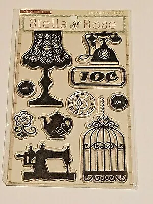 Stella And Rose Mabel So Sweet Stamp Set My Mind's Eye New Free Shipping • $5