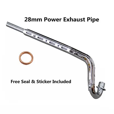 28mm MUFFLER PIPE EXHAUST SYSTEM HONDA XR50 CRF50 110/125 CC DIRT PIT TRAIL BIKE • $26.95