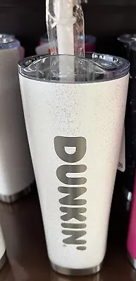 $30 • Buy Dunkin Donuts 20 Oz Coffee Mug  Insulated Travel Tumbler W/straw 2022 New WHITE
