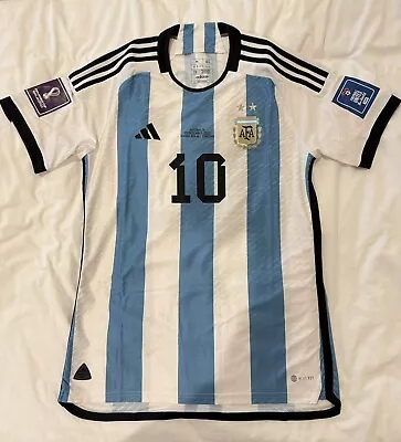 Argentina Match Issue Shirt Messi SIZE M (Messi's 1000th Game) • $3285