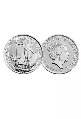 2020 1oz Silver 999 BRITANNIA Coin UK Royal Mint Bullion In Capsule Queen + • £31.99