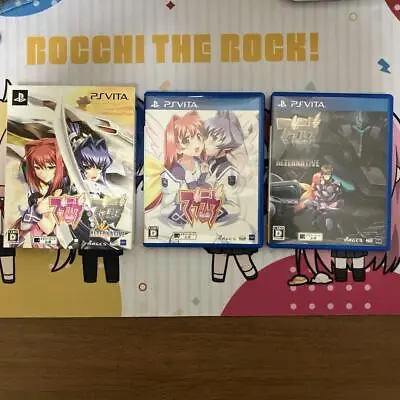 Muv-Luv Game Software PS VITA Alternative Meiya Mitsurugi Set Lot Of 3 • $236.74