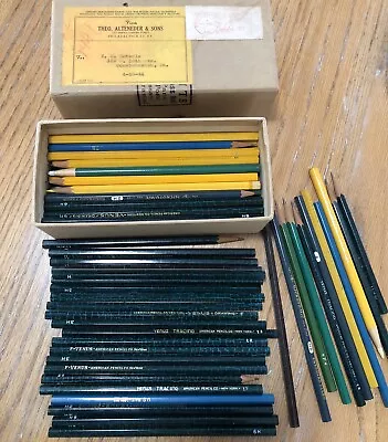 Lot Of Vintage Drawing Pencils Eagle A.W. Faber Castell Venus Advertising • $35