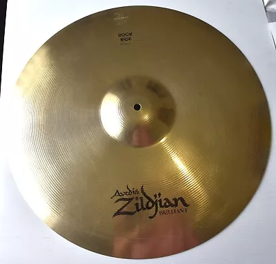 Zildjian 21  A Rock Ride Cymbal In Brilliant Finish • $350