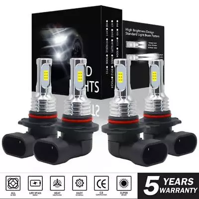 For Volvo 850 1997-1999 6000k Combo LED Headlight High Low Light Bulbs Kit White • $29.99