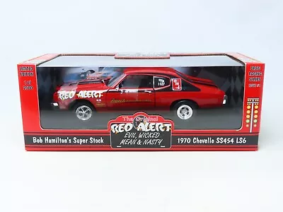 1:18 Ertl #29108 Bob Hamilton's Super Stock  Red Alert  1970 Chevelle SS454 LS6 • $79.95