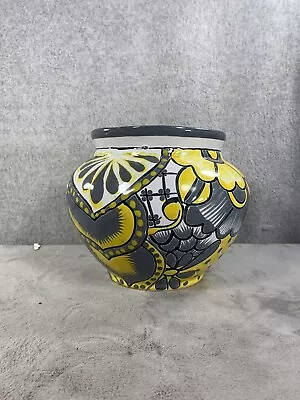 Talavera Planter Pot Mexican Folk  Art Pottery • $59.98