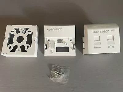 Openreach Master Socket NTE5C / VDSL Frontplate MK4 Combine Unit With Back Box • £8.30