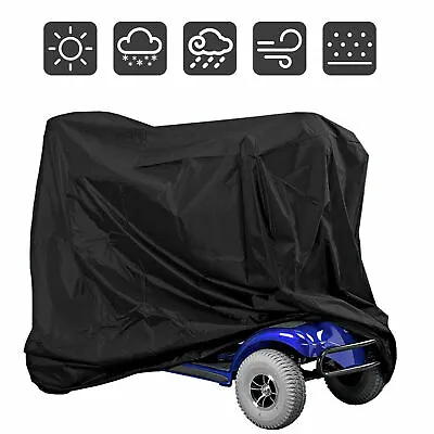 67 In Heavy Duty Mobility Scooter Cover Waterproof Wheelchair Rain Protector • $16.13