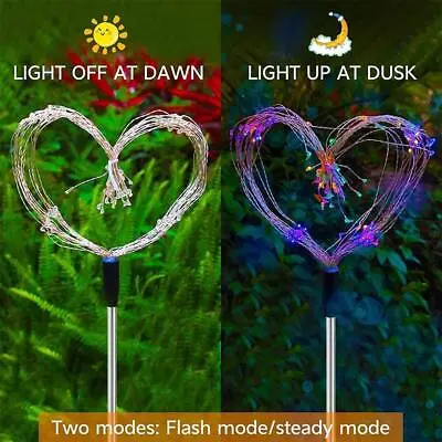 Solar Garden Fireworks Lamp Waterproof 90-150 Leds New • £1.22