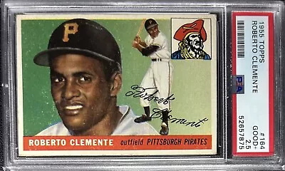 Roberto Clemente Psa 2.5 1955 Topps #164 Pirates Centered • $2499.99
