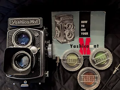 Yashica Mat-124 G Medium Format 6x6 TLR Camera - Plus Extras • £80.14