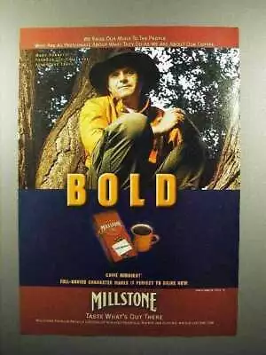 2000 Millstone Coffee Ad - We Raise Our Mugs To People • $19.99