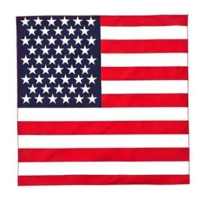 £9.95 • Buy USA America Flag Bandanna Head Wear American Scarf Neck Wrap Uk 100% Cotton