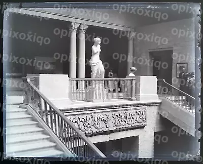 Venus De Milo Replica Statute Chicago Institute Of Art? C:1910's Glass Negative • $19.99