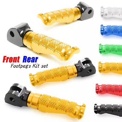 Gold Motorcycle Rear Front Foot Pegs R-FIGHT For Vmax 1700 09-12 13 14 15 16 17 • $95.49