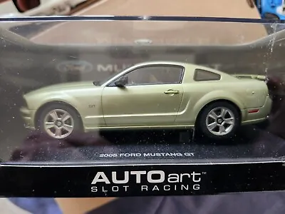 NIB AutoArt SLOT Car 1:32 2005 Lighted FORD MUSTANG GT  13051 FREE Shipping  • $40.99