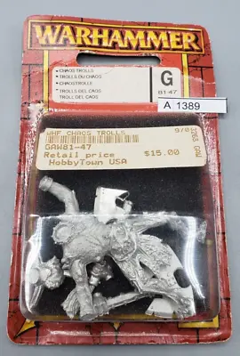 Warhammer Fantasy Age Of Sigmar Chaos Trolls In Blister A1389 • $80.99